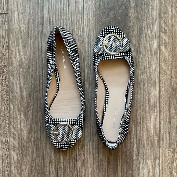 Stuart Weitzman Shoes - Stuart Weitzman Plaid Ballet Flats | 9.5